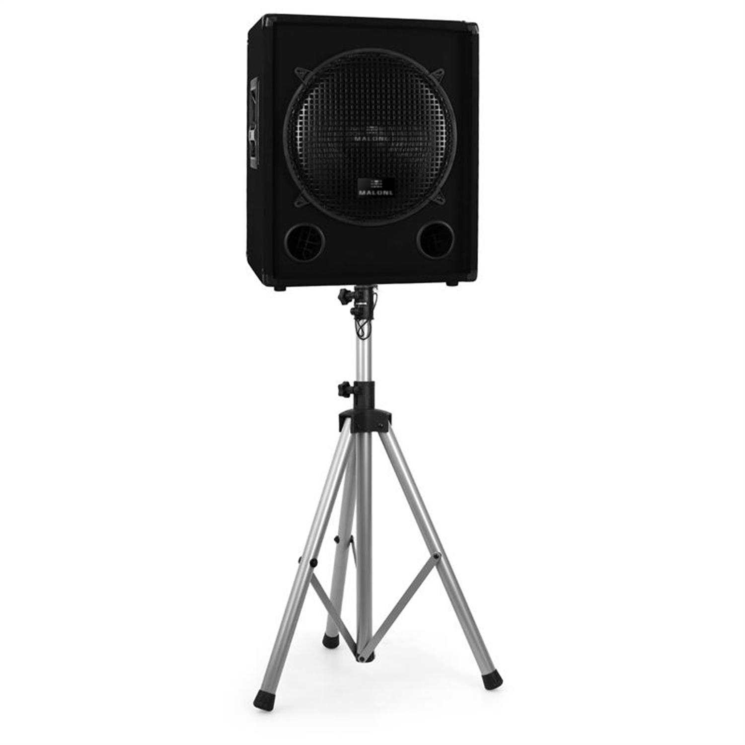 Tripod Speaker Stand for PA Speakers 25kg Load Silver HifiTower IE