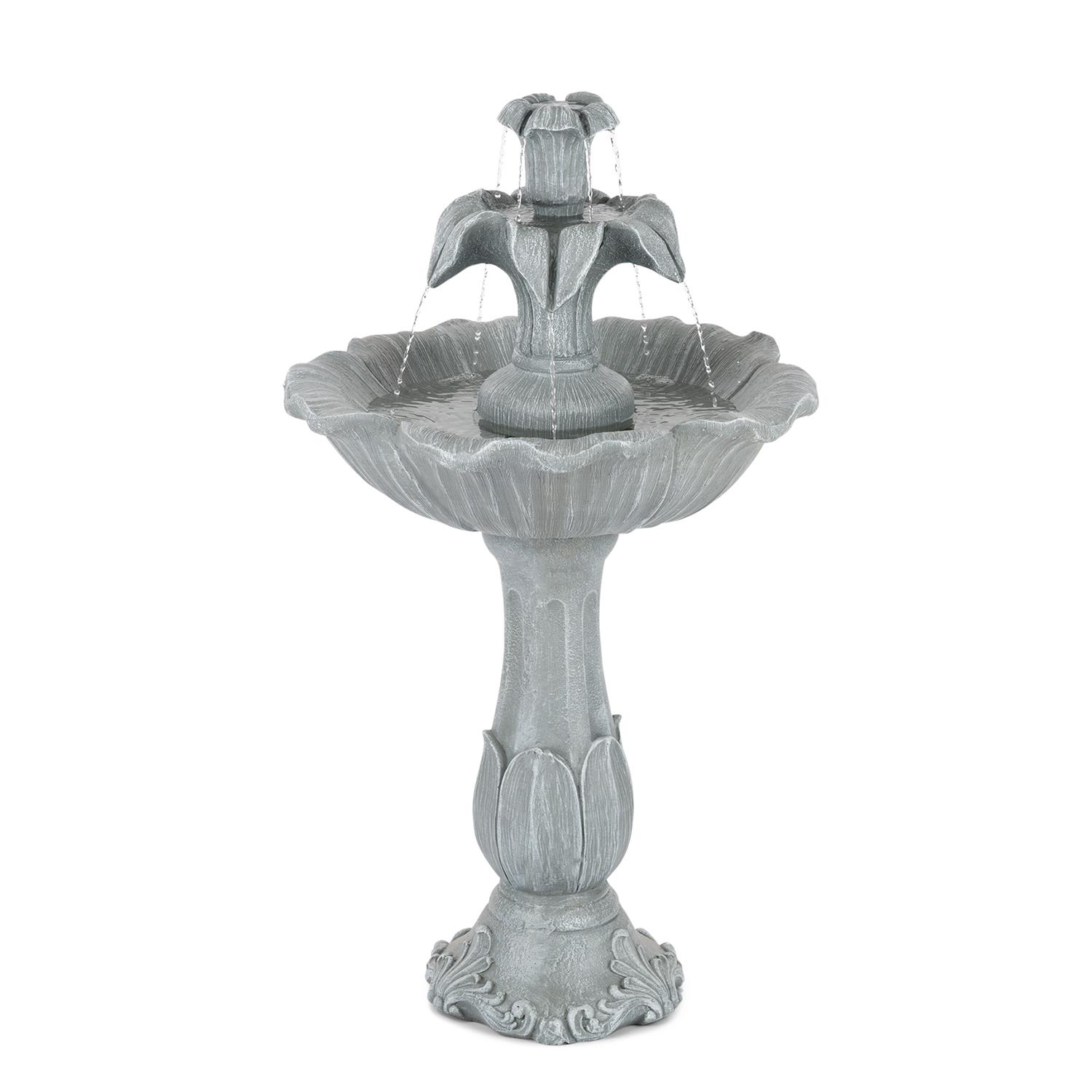 Floreal Gartenbrunnen Springbrunnen Zierbrunnen | Material: Polyresin