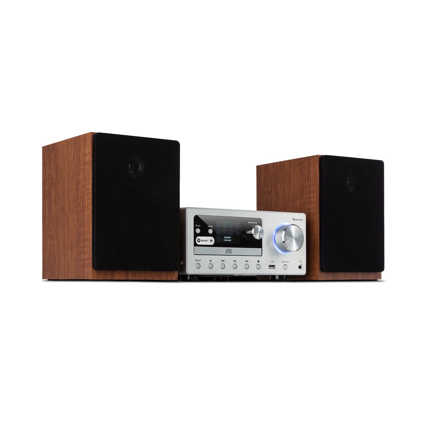 auna Connect System Stereo 80 W max. / DAB + / FM Radio CD Player
