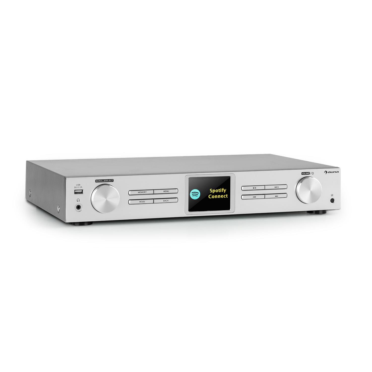 auna iTuner 320 BT digitale hifi tuner Spotify connect BT appcontrol