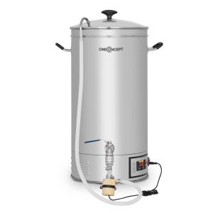 Hopfengott Chaleira de mistura 15 L 30-140°C Bomba de circulação aço inox 15 Ltr