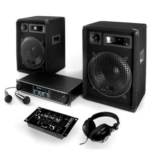 Auna Vegas Jet Set Sistema de sonido 2.1 Altavoces, subwoofer, mesa mezclas Auna Vegas Jet Set Sistema de sonido 2.1 Altavoces, subwoofer, mesa mezclas