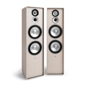 RETROSPECTIVE 1977 MKII - Coppia Altoparlanti Verticali A 3 Vie Bianco bianco | No Cover