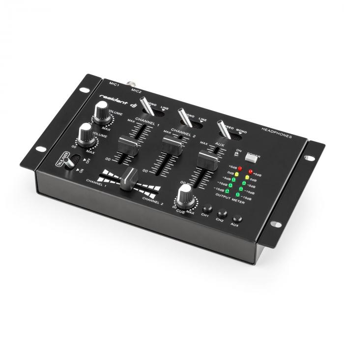 Mixer DJ 2-3 canali TMX-2211 nero