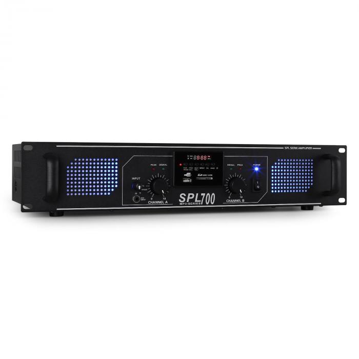 SPL-700 PA-hifi-vahvistin 2 000 W