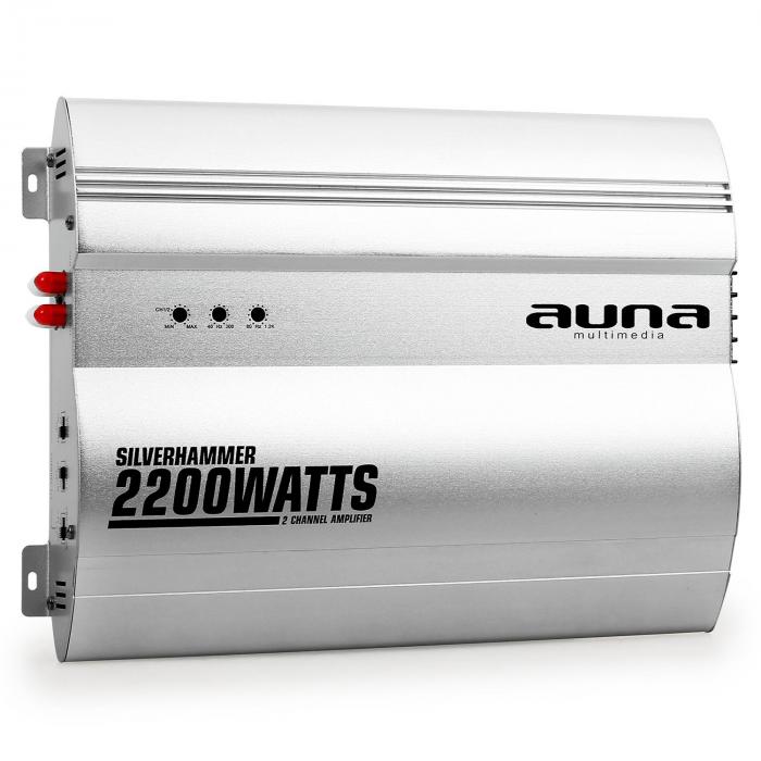 Silverhammer amplificatore auto 2 canali 2200W