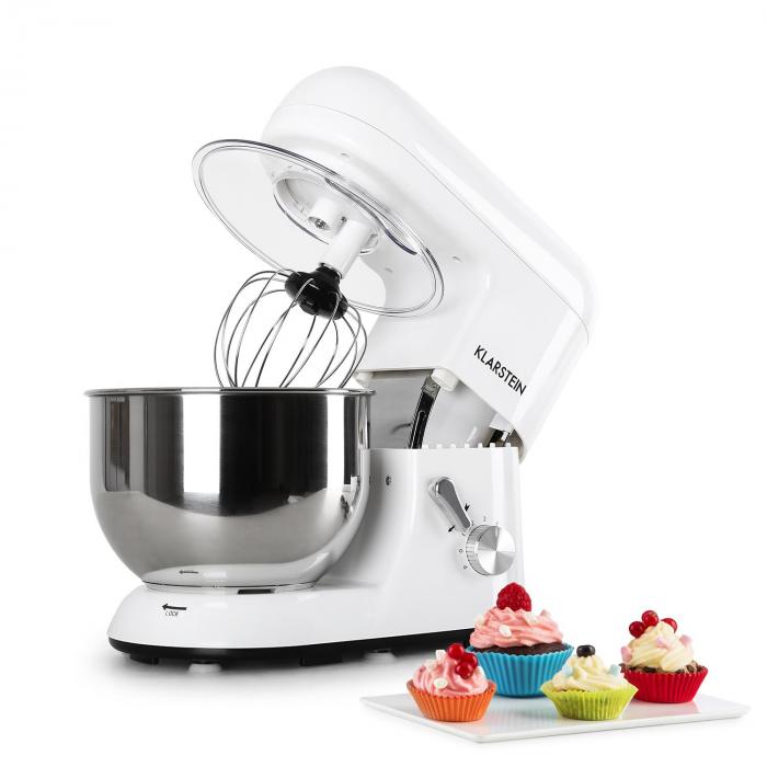 Bella Bianca Kitchen Machine Stand Mixer 1200w 5 Litre White