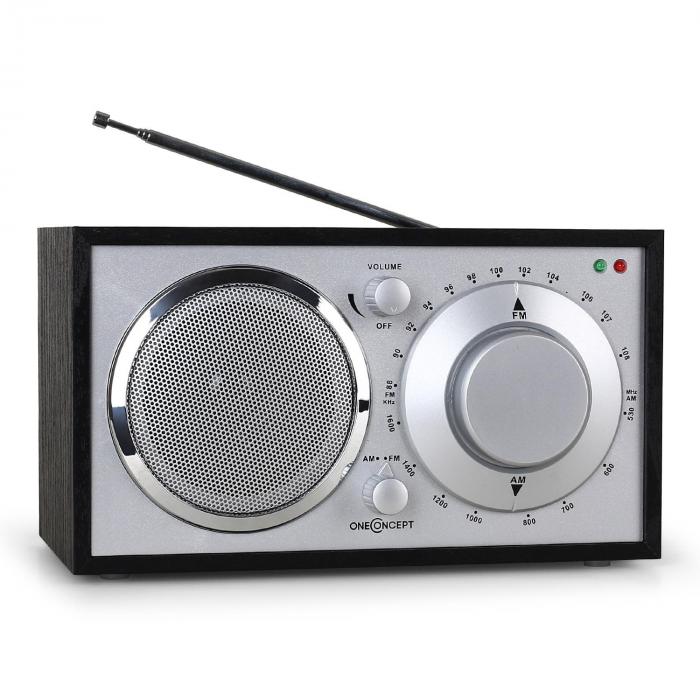 1960s Retro Style FM Kitchen Radio AUX Black at the Best Price!
