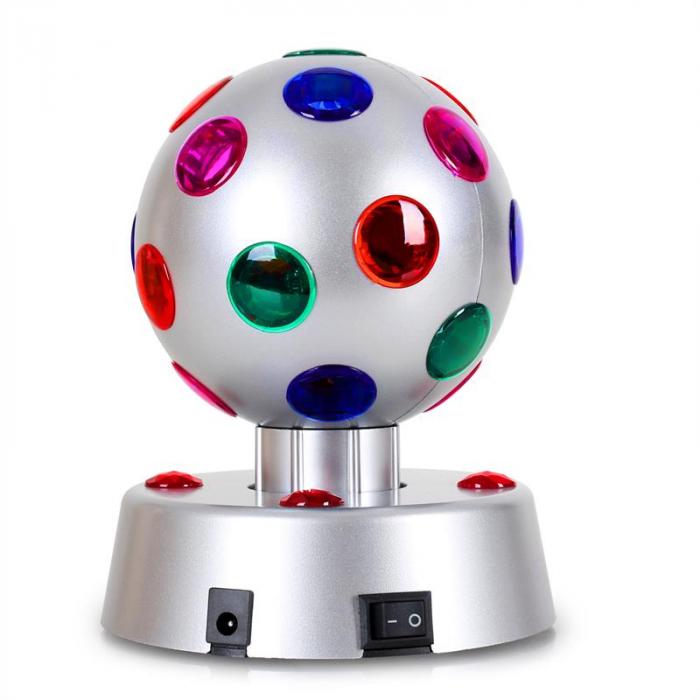 4" Disco Ball 4S LED Motorised Light Effects Silver at the Best Price!