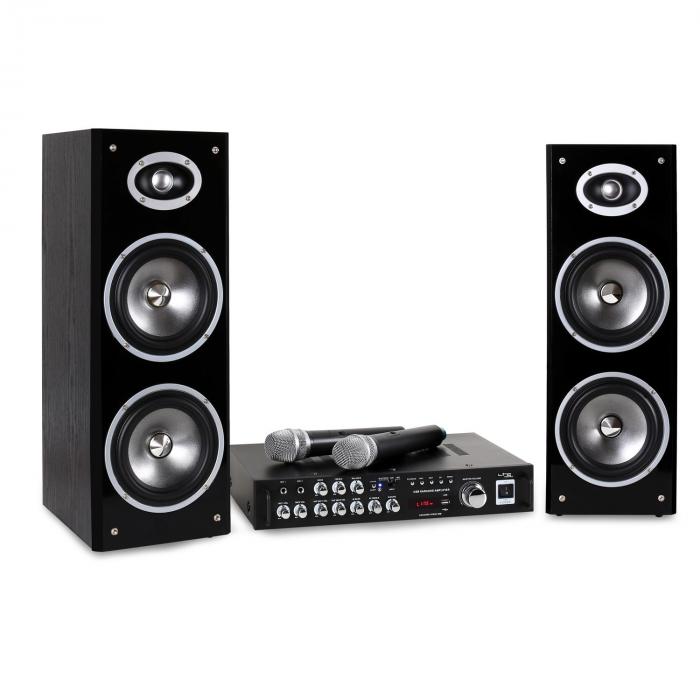Karaoke-Star3-WM Karaoke-Anlage Set Bluetooth VHF USB MIC Karaoke-Star3-WM Karaoke-Anlage Set Bluetooth VHF USB MIC