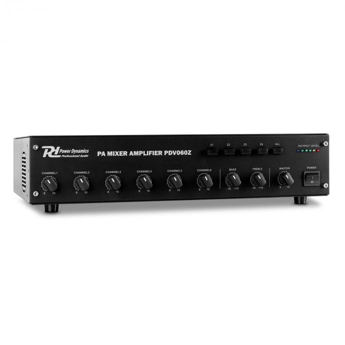 PDV60Z 6-Kanal PA-Verstärker 4-Zonen 60W PDV60Z 6-Kanal PA-Verstärker 4-Zonen 60W