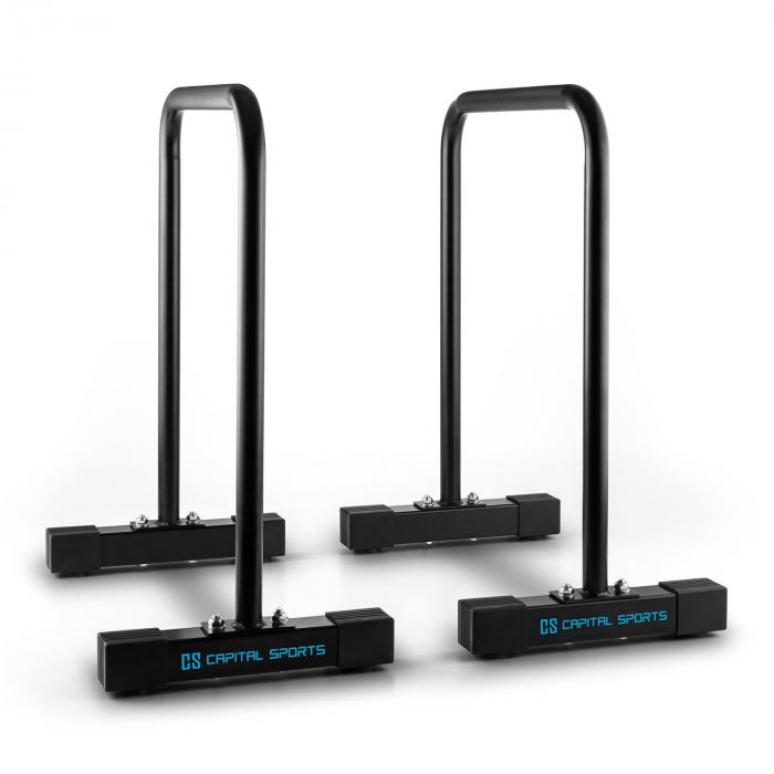 Black Core Equalizer Dip / Push Up Bars Full Body Workout