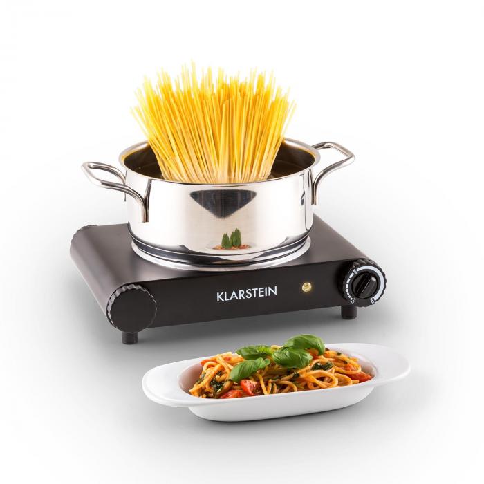 Klarstein Captain Cook² Doppel-Kochplatte Ceran Infrarot 2400W Edelstahl 180° C