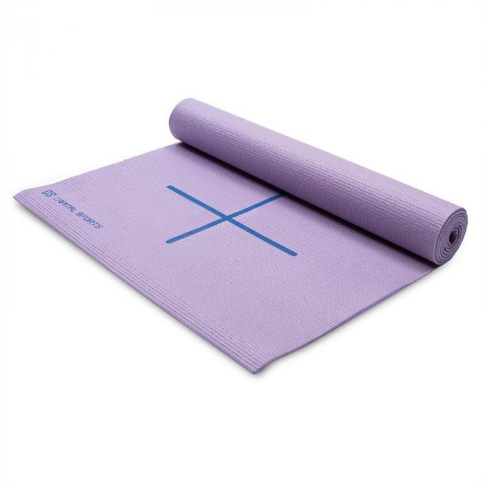Yoga Mat Exercise Mat 173 X 60 Cm Purple Incl Bag