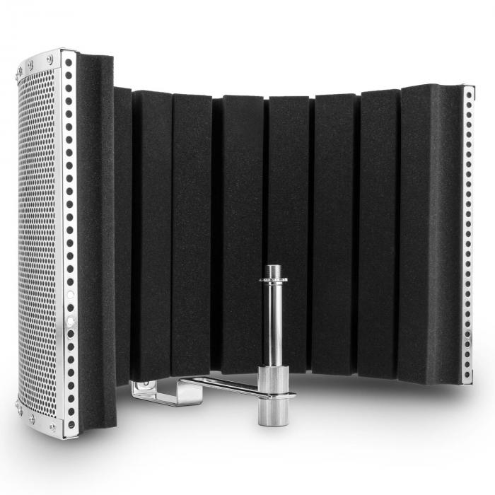 MP32 MKII osłona mikrofonu Mic Screen absorber dyfuzorzaw. adapter srebrna