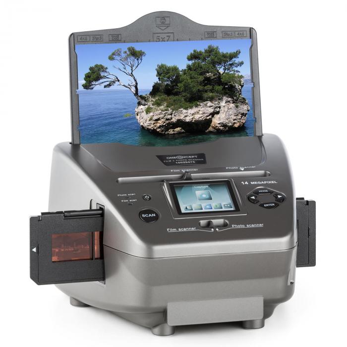 979GY Combo diafilmfotoscanner 14MP SD USB Silver till bra priser