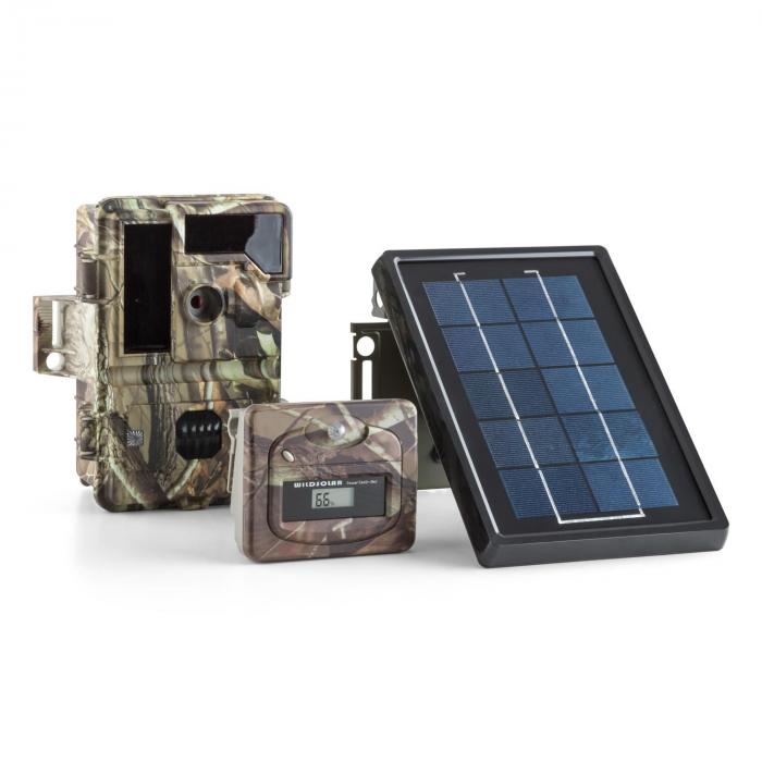 Solar Grizzly Wildkamera Set Black LED HD 8 MP Solar-Panel Solar Grizzly Wildkamera Set Black LED HD 8 MP Solar-Panel