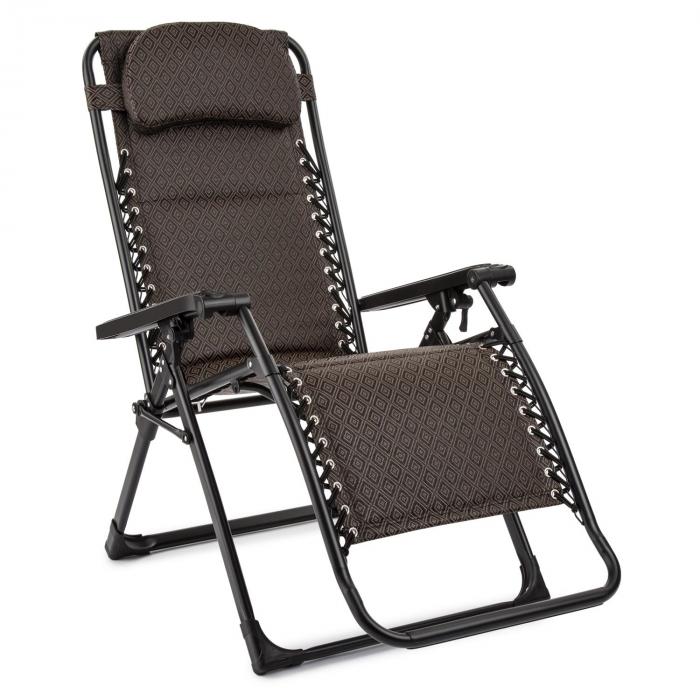 Blumfeldt California Red Chaise Longue De Jardin Pliable