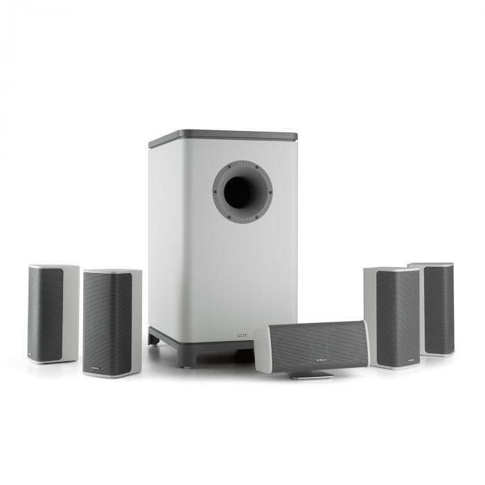 Ambience 5.0 Speaker System White incl. 30m Speaker Cable Wh