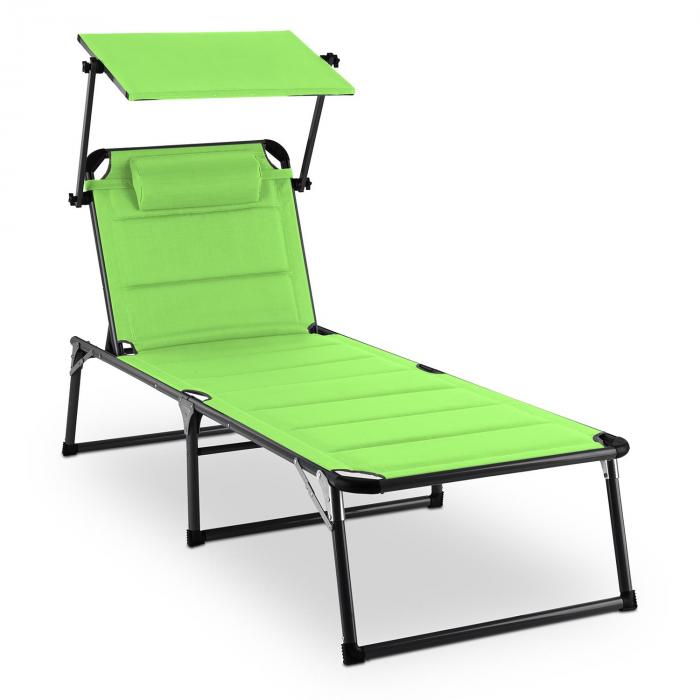 Amalfi Juicy Lime Sdraio 70x37x200cm Parasole Verde