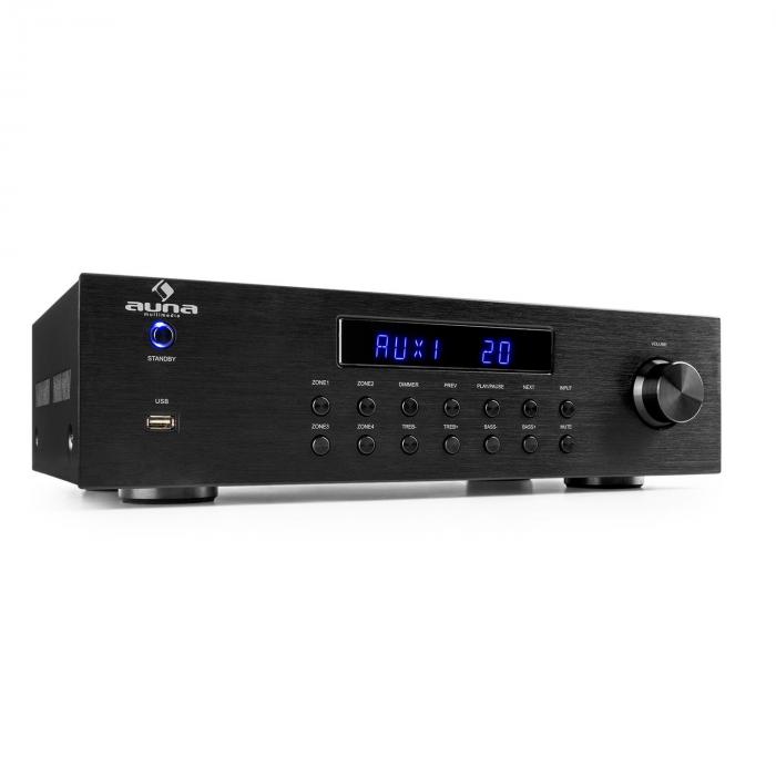 auna Amplificador Hi-Fi • 4 Canales