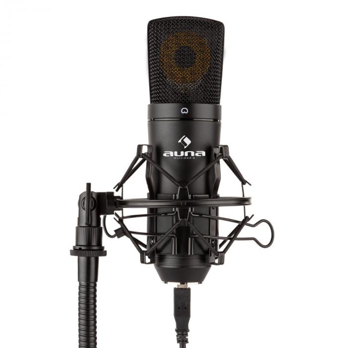 MIC-920B Microfono a Condensatore da Studio USB Nero