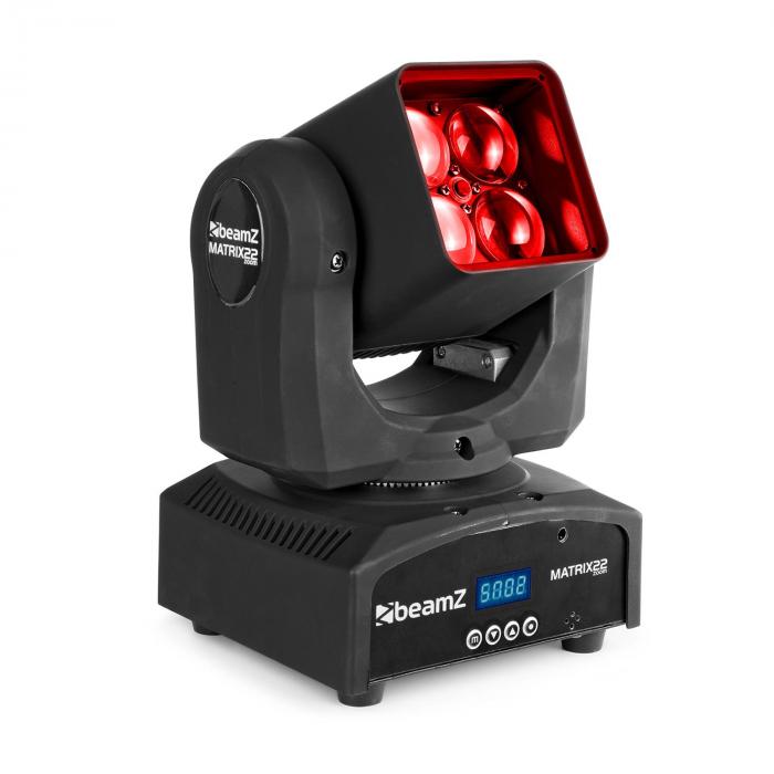 Matrix 22Z LED-Moving Head mit Zoom | 4 x 10 W 4-in-1-LEDs RGBW Matrix 22Z LED-Moving Head mit Zoom | 4 x 10 W 4-in-1-LEDs RGBW