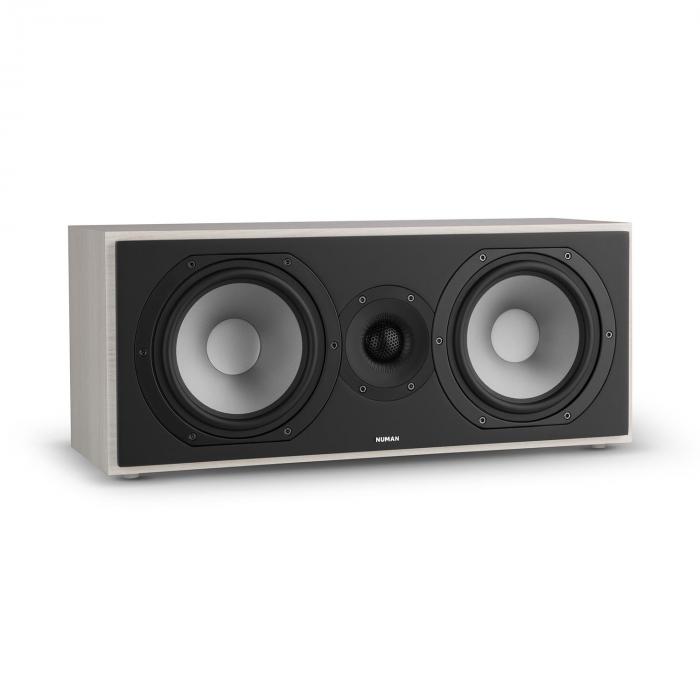 Reference803 2Wege-Center-Lautsprecher D’Appolito graue Eiche Cover silber Reference803 2Wege-Center-Lautsprecher D’Appolito graue Eiche Cover silber
