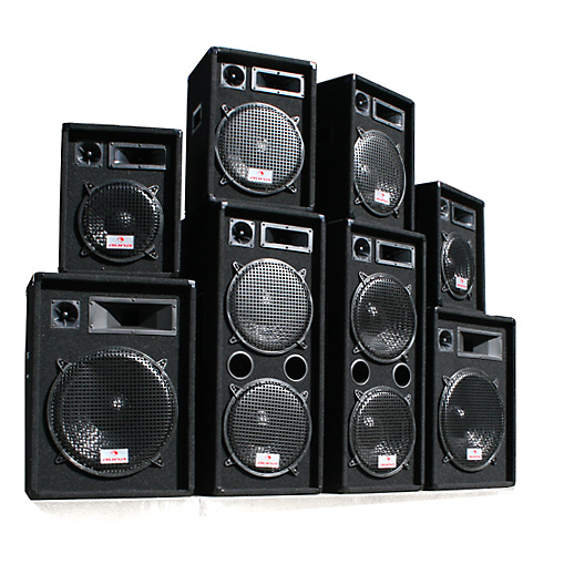 Complete PA DJ Amplifier, Speaker & Mixer Set 2000 Watt System