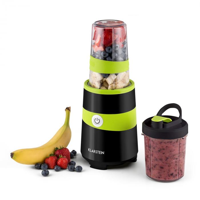 Vitalic Batidora de vaso 1000W 2 cuchillas adicionales Negra Nueva Batidora para Smoothies Vitalic de Klarstein
