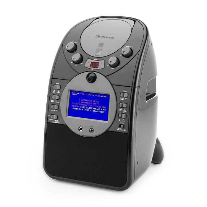 Karaoke Maschine Set Anlage CD Player USB MP3 Front Kamera Breitbandlautsprecher 
