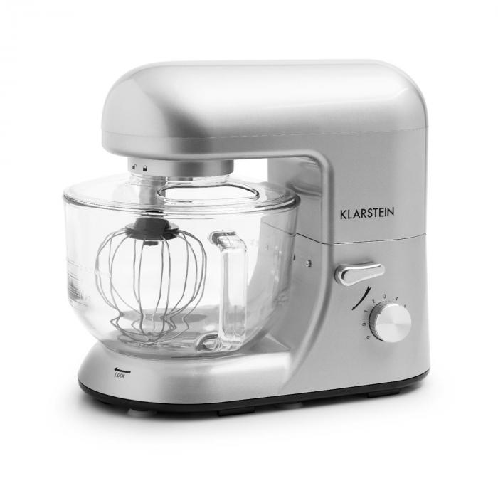 Klarstein Tk2-Mix8-S Bella Argentea Küchenmaschine 1200W 5 Liter 2021 Klarstein Tk2-Mix8-S Bella Argentea Küchenmaschine 1200W 5 Liter 2021