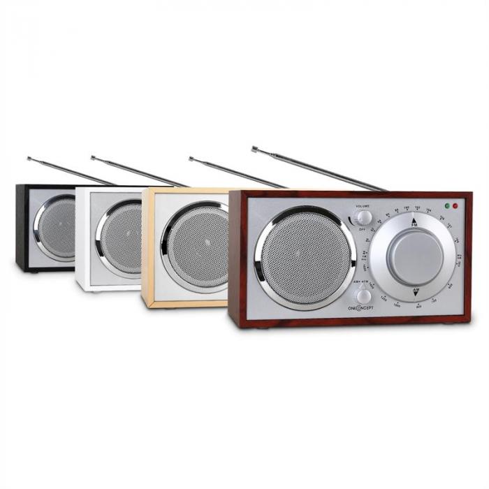 1960s Retro Style FM Kitchen Radio AUX Black at the Best Price!