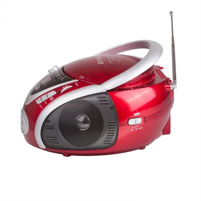 CMP542 Compact Portable Ghettoblaster CD Player USB MP3 Red Red at the Best Price!