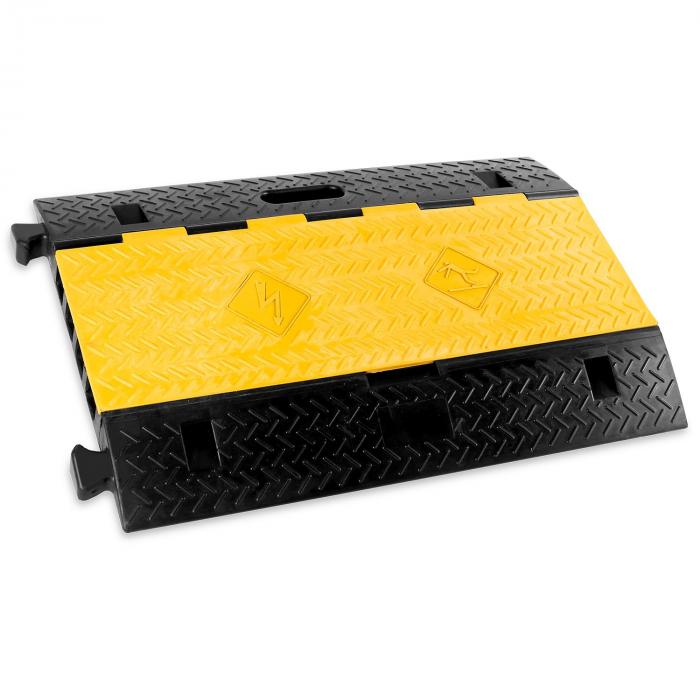 Cable Duct Cover 4 Channels PU Black at the Best Price!