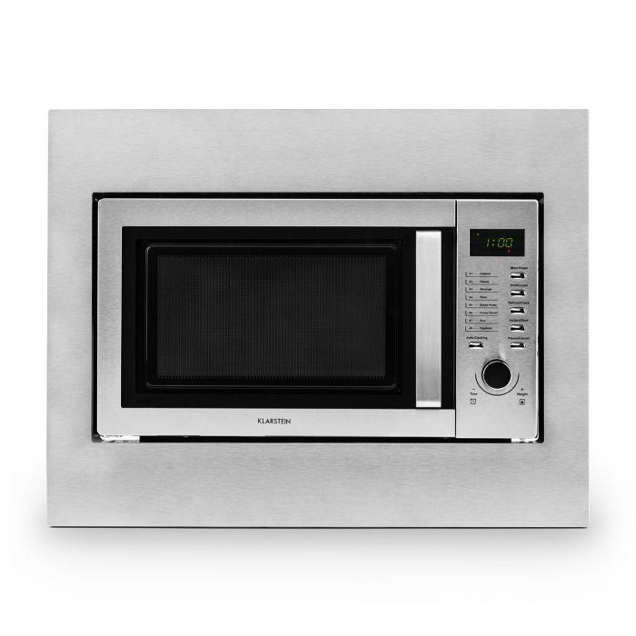 Steelwave Mikrowelle 23l 800W Grill 1000W Edelstahl Einbaurahmen Steelwave Mikrowelle 23l 800W Grill 1000W Edelstahl Einbaurahmen