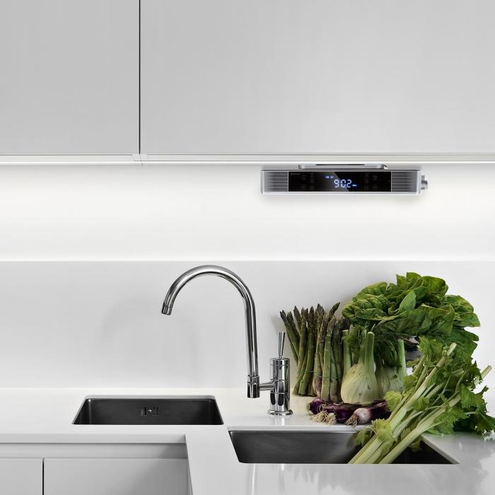 KR-140 BluetoothRadio Da Cucina Funzione Vivavoce Tuner VHF Luce ... KR-140 BluetoothRadio Da Cucina Funzione Vivavoce Tuner VHF Luce ...