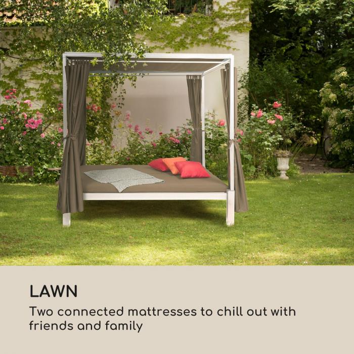 Senator Lounge Gartenliege Lounge-Pavillon | 188x208x205 cm | 8cm dicke