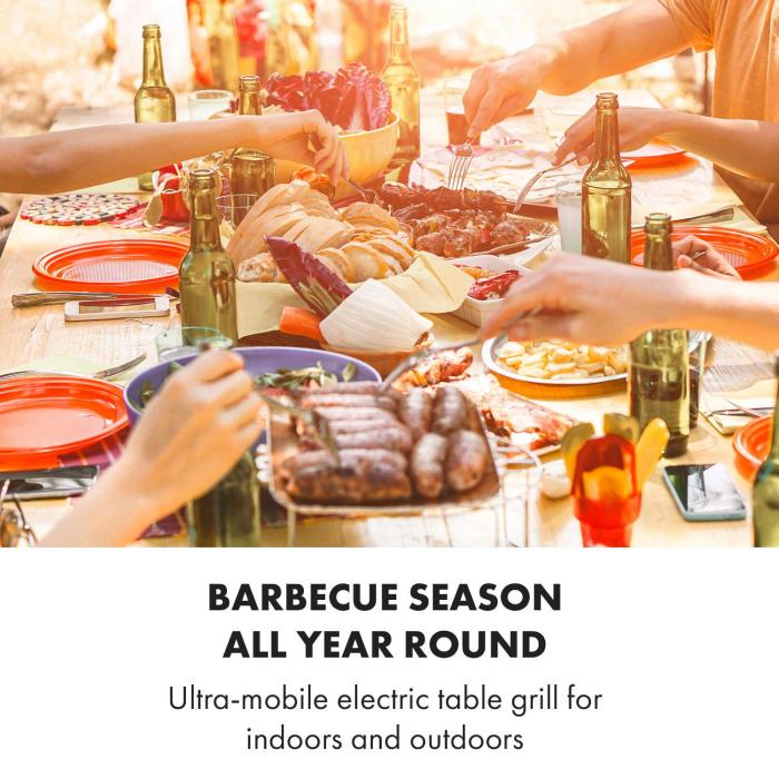 Charleroi Turbo Elektro Tischgrill 2000 W Duogrill Concept