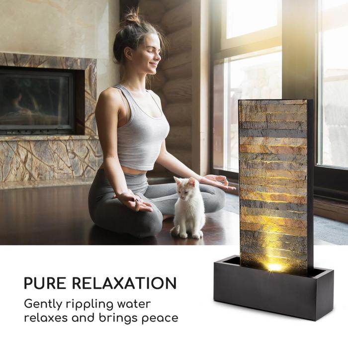 Blumfeldt Raincastle fuente de jardín 12 LEDs bomba 8W IPX8 Loopflow