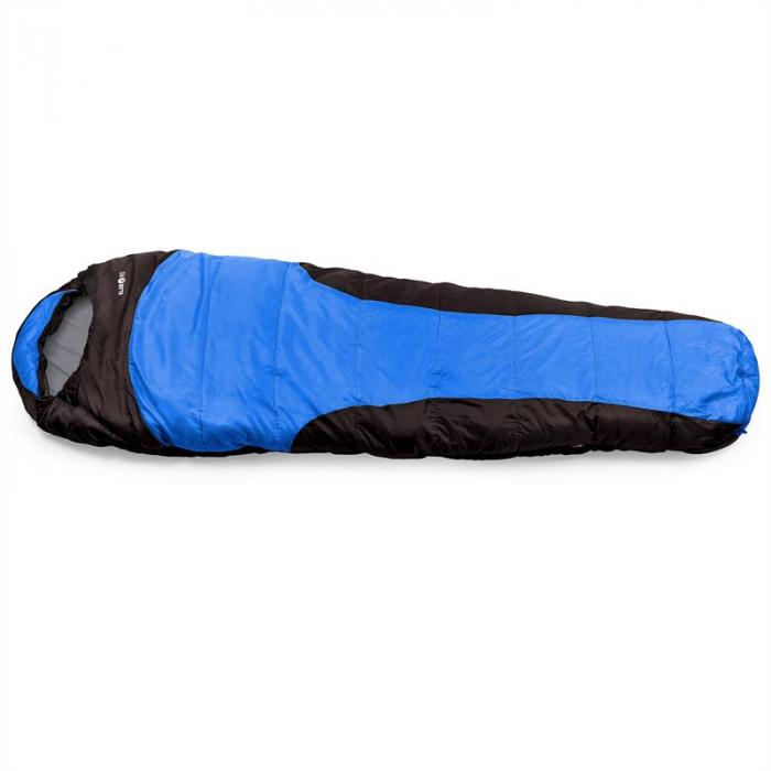 Various Colours Klarfit Gullfoss Sleeping Bag 4-Season with Synthetic Fill and Two-Layer Construction Two-Way Zip and Drawnings for Optimum Heat Control 230x80x55cm, 2-Ply, 1.5kg
