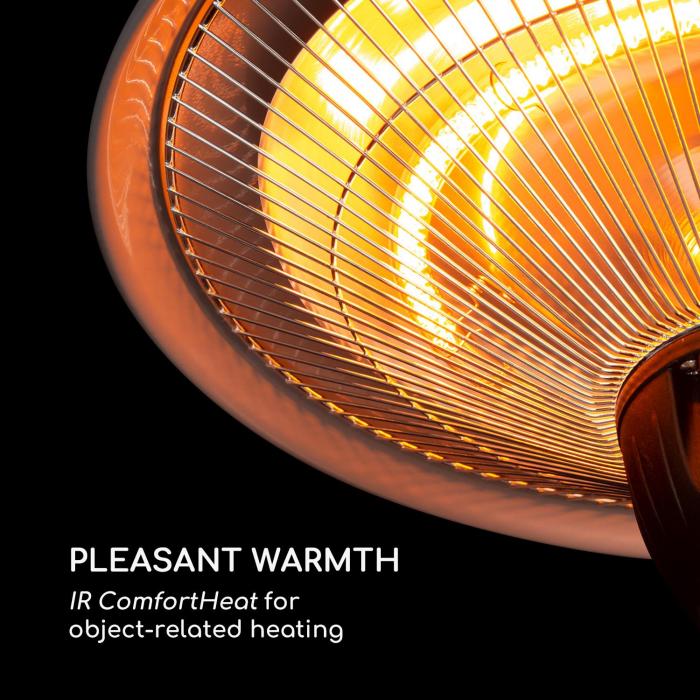 Hitzkopf Infrared Radiant Ceiling Heater Quartz 750 1500 W