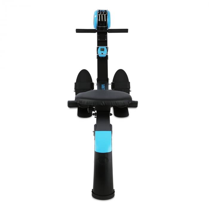 CAPITAL SPORTS Stringmaster Rameur d'appartement pliable 100kg - noir \u0026 bleu