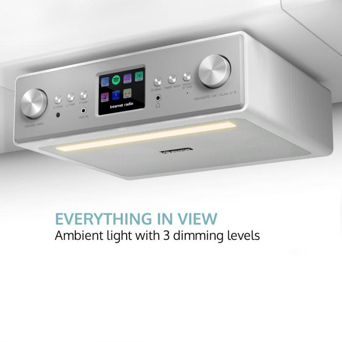 Connect Soundchef Kitchen Radio with Tablet Holder DAB + FM 2x3" Boxes