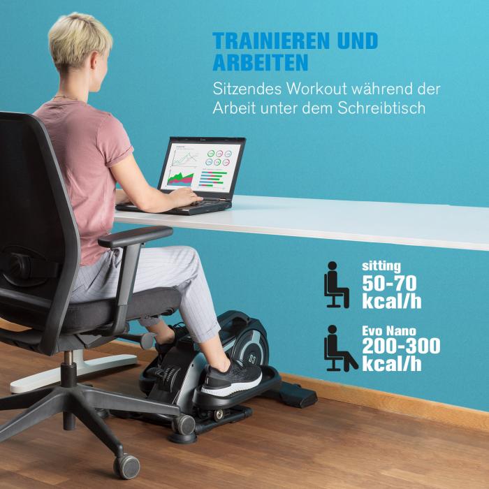 Evo Nano Mini Bike Heimtrainer Stepper Kinomap App Unterstutzung