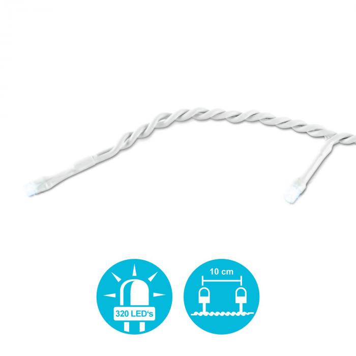 Dreamhouse Snow Lichterkette 16m 320 LED kaltweiß Snow Motion Dreamhouse Snow Lichterkette 16m 320 LED kaltweiß Snow Motion