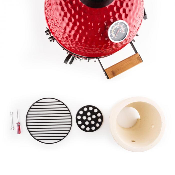 Klarstein Princesize Kamado barbeque keramische grill 11 Klarstein Princesize Kamado barbeque keramische grill 11