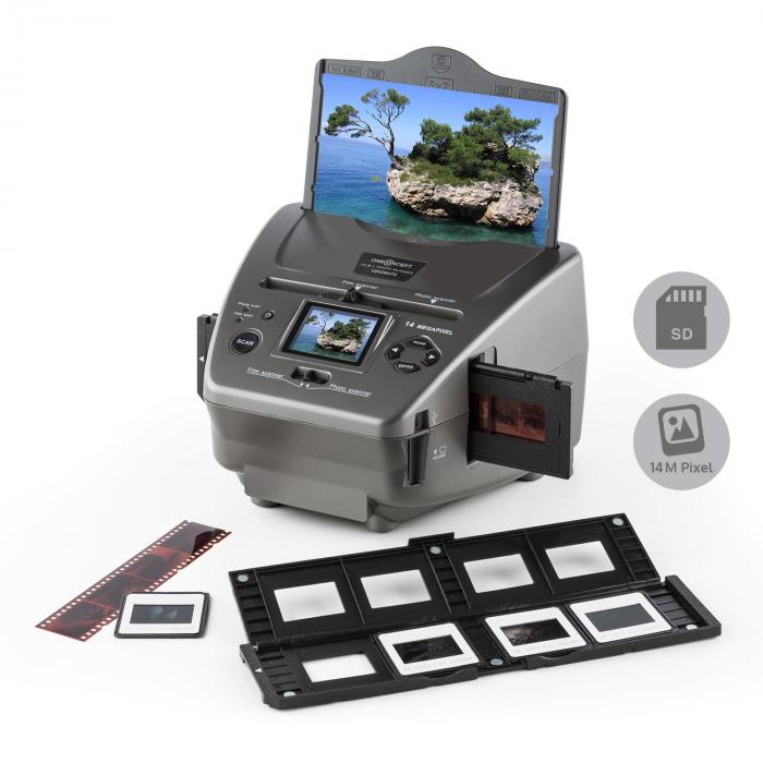 979GY Combo DiaFilmFotoScanner 14MP SD USB Silber online kaufen