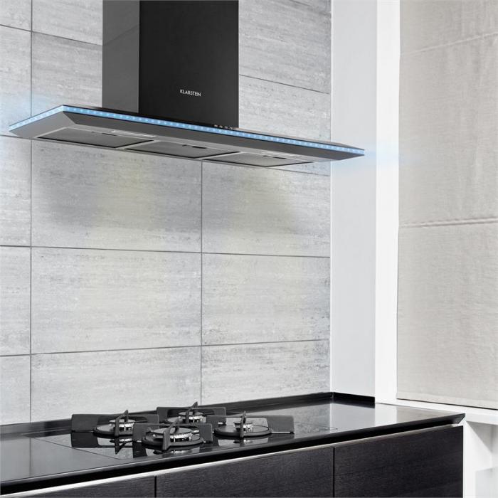 90cm Chimney Cooker Hood With Led Mood Lighting Best 2018 Cda Ekp60ss Curved Glass Extractor With Edge Mood Led Lighting