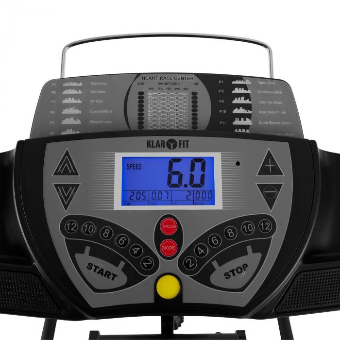 Pacemaker FX5 Treadmill Heart Rate Monitor Massager SitUp Black/Orange